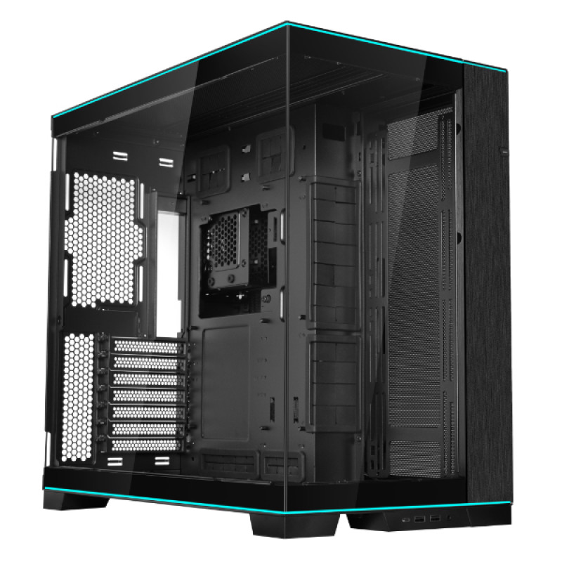 Lian Li PC-O11DERGBX 011 Dynamic EVO RGB O11D EVO RGB, Torre, PC, Negro, ATX, EATX, Mini-ITX, Aluminio, Acero, Vidrio templado,