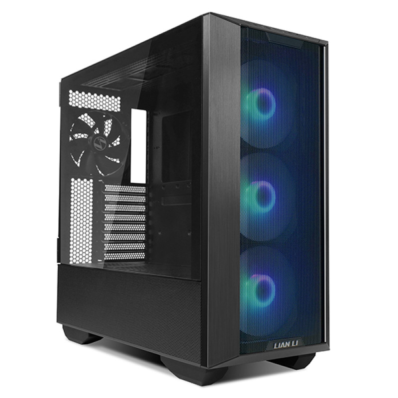 Lian Li LANCOOL III RGB BLACK Lancool III , Midi Tower, PC, Negro, Transparente, ATX, EATX, micro ATX, Mini-ITX, Aluminio,