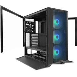 Lian Li LANCOOL III RGB BLACK Lancool III , Midi Tower, PC, Negro, Transparente, ATX, EATX, micro ATX, Mini-ITX, Aluminio, 2