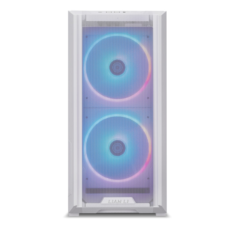 Lian Li LANCOOL 216R-W Lancool 216, Midi Tower, PC, Transparente, Blanco, ATX, EATX, micro ATX, Mini-ITX, Acero, Vidrio