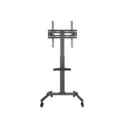 Equip 650607 Carro universal para TV de 32"-55, Negro, Panel plano, Carro multimedia, Plástico, Acero, 35 kg, 81,3 cm (32") 2