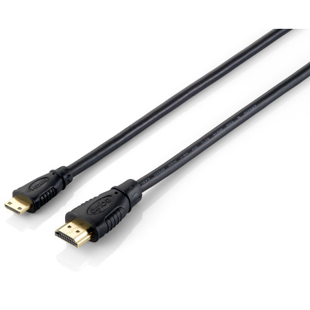 Equip 119306 119306 Cable HDMI 1.4 a Mini HDMI, 1,0 m, 4K/30 Hz, 1 m, HDMI tipo A (Estándar), HDMI Type C (Mini), 3D, 10,2