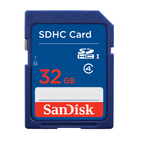 SanDisk SDSDB-032G-B35 SDSDB-032G-B35, 32 GB, SDHC, Azul