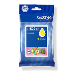 Brother LC527XLY LC527XLY, Alto rendimiento (XL), Amarillo, Tinta a base de pigmentos, 1 pieza(s), 2000 páginas, Pack