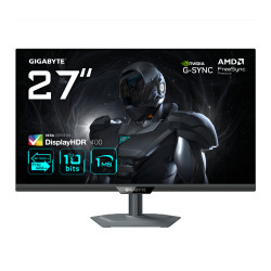 GIGABYTE G27U EK G27U Monitor de juego 27” 4K UHD - Modo dual (4K 160Hz o FHD 320Hz), 3840 x 2160, 1ms, 350 cd/m², FreeSync