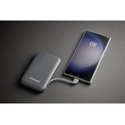 Intenso 7333034 S10000, 10000 mAh, Polímero de litio, Gris