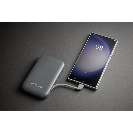 Intenso 7333034 S10000, 10000 mAh, Polímero de litio, Gris