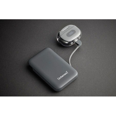 Intenso 7333034 S10000, 10000 mAh, Polímero de litio, Gris