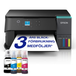 Epson C11CL41404 EcoTank ET-2950, Inyección de tinta, Impresión a color, 4800 x 1200 DPI, A4, Impresión directa, Negro