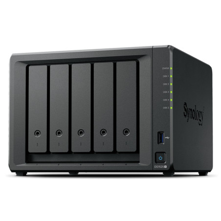 Synology DS1525+ DiskStation DS1525+, NAS, Ryzen Embedded, V1500B, 8 GB, DDR4, 0 TB