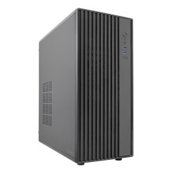 CoolBox COO-PCA850-0 CAJA ATX A850 USB-C 3.2 GEN1 SIN FTE + 1 VENTILADOR 120MM, Torre, PC, Negro, ATX, micro ATX, Mini-ITX, 2