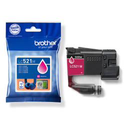 Brother LC521M LC521M, Magenta, 1 pieza(s), 500 páginas, Pack individual 2