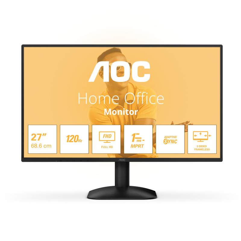 AOC 27B31H B3 27B31H, 68,6 cm (27"), 1920 x 1080 Pixeles, Full HD, 4 ms, Negro