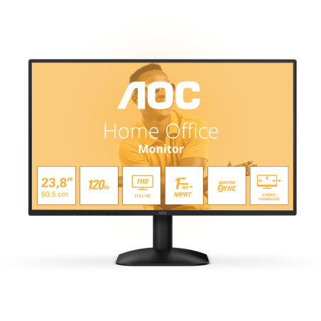 AOC 24B31H 24B31H, 60,5 cm (23.8"), 1920 x 1080 Pixeles, Full HD, 4 ms, Negro