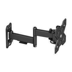 AISENS WT32TSR-381 Soporte Eco Giratorio, Inclinable y Nivelable para Monitor/TV 20kg (3 Pivotes) de 13"-32", Negro, 75 x 75 2