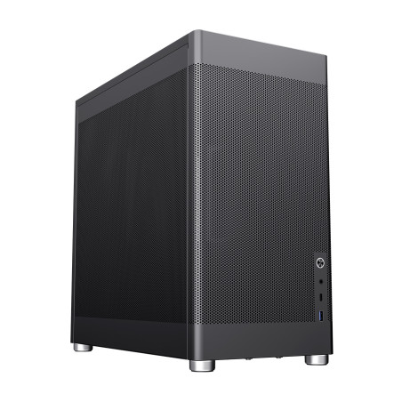 CoolBox COO-CHA-MP1B-0 CAJA ATX MP1 FULL MESH (NEGRA) USB-C 3.2 GEN1 SIN FTE, Torre, PC, Negro, ATX, micro ATX, Micro-ITX,