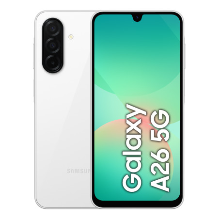Samsung SM-A266BZWBEUE Galaxy A26, 17 cm (6.7"), 6 GB, 128 GB, 50 MP, Android 15, Blanco