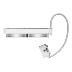 Hiditec LDCR10003 LDCR10003, Sistema de refrigeración líquida todo en uno, 12 cm, Blanco 2