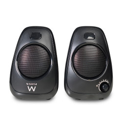Ewent EW3527 EW3527, 2.0 canales, Alámbrico, 6 W, 80 - 20000 Hz, Negro