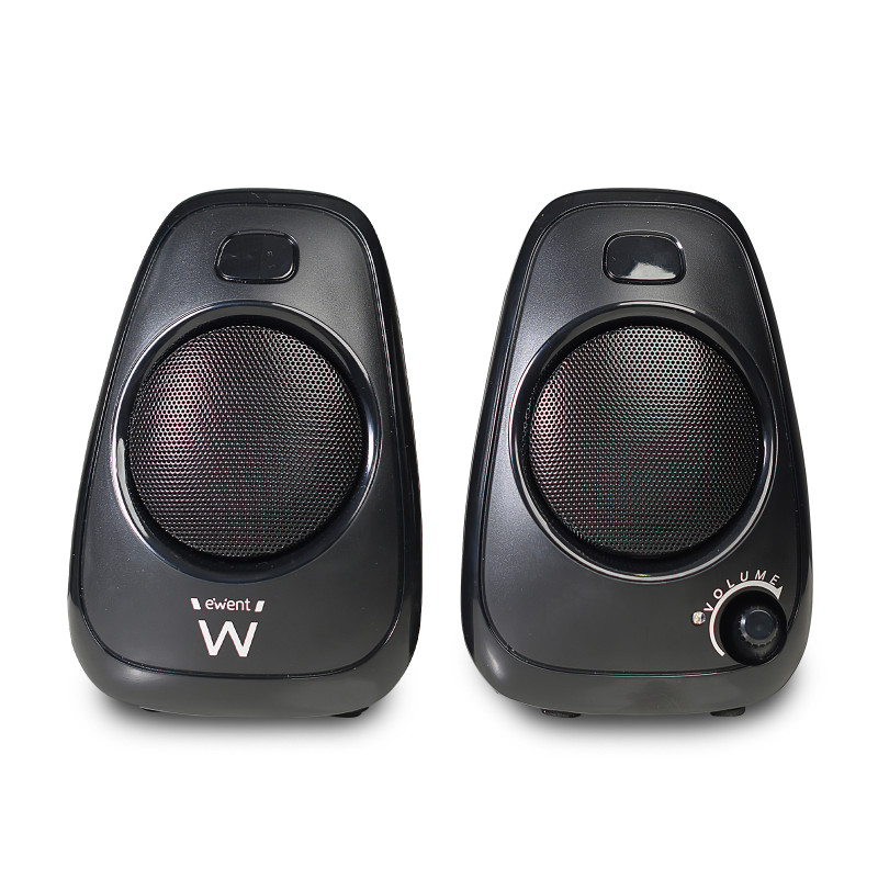 Ewent EW3527 EW3527, 2.0 canales, Alámbrico, 6 W, 80 - 20000 Hz, Negro