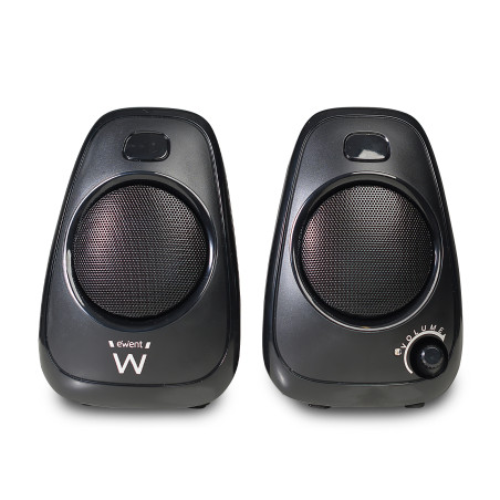 Ewent EW3527 EW3527, 2.0 canales, Alámbrico, 6 W, 80 - 20000 Hz, Negro