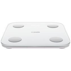 Xiaomi BHR7793GL S400, Báscula personal electrónica, 150 kg, 100 g, Blanco, kg, lb, Plaza