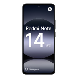 Xiaomi MZB0INYEU Redmi Note 14 5G, 16,9 cm (6.67"), 2400 x 1080 Pixeles, 8 GB, 256 GB, 108 MP, Negro