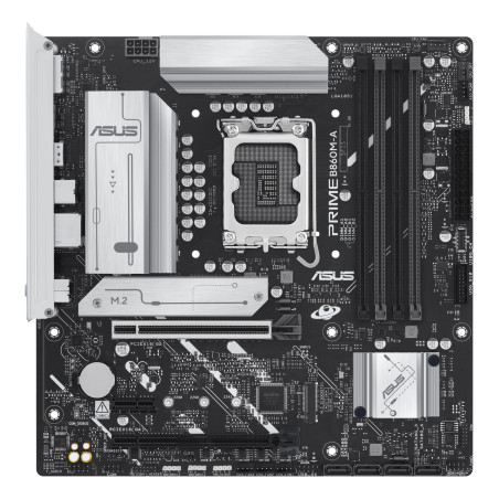 ASUS 90MB1K00-M0EAYC PRIME B860M-A-CSM, Intel, LGA 1851 (Socket V1), Intel Core Ultra (Series 2), DDR5-SDRAM, 256 GB, DIMM