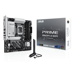 ASUS 90MB1JY0-M0EAY0 PRIME B860M-A WIFI, Intel, LGA 1851 (Socket V1), Intel Core Ultra (Series 2), LGA 1851, DDR5-SDRAM, 256 GB