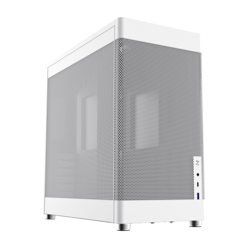 CoolBox COO-CHA-MP1-0 CAJA ATX MP1 FULL MESH (BLANCA) USB-C 3.2 GEN1 SIN FTE, Torre, PC, Blanco, ATX, micro ATX, Micro-ITX,
