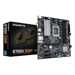 GIGABYTE B760M D3HP B760M D3HP Placa Base - Procesadores Intel Core de 14ª Generación, VRM de 4+1+1 fases, hasta 5600 MHz
