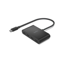 Belkin AVC018BTBK AVC018BTBK, USB Tipo C, USB 3.2 Gen 2 (3.1 Gen 2) Type-C, 10000 Mbit/s, Negro, 100 W, USB