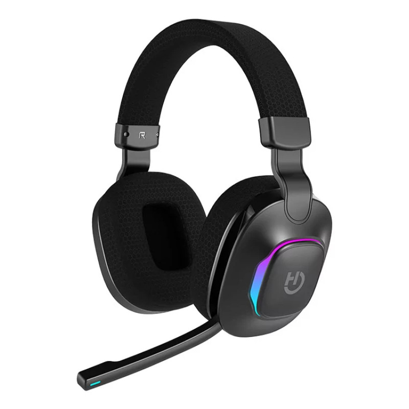Hiditec GHE010004 VORTEX, Inalámbrico y alámbrico, Juego, 20 - 20000 Hz, Auriculares, Negro
