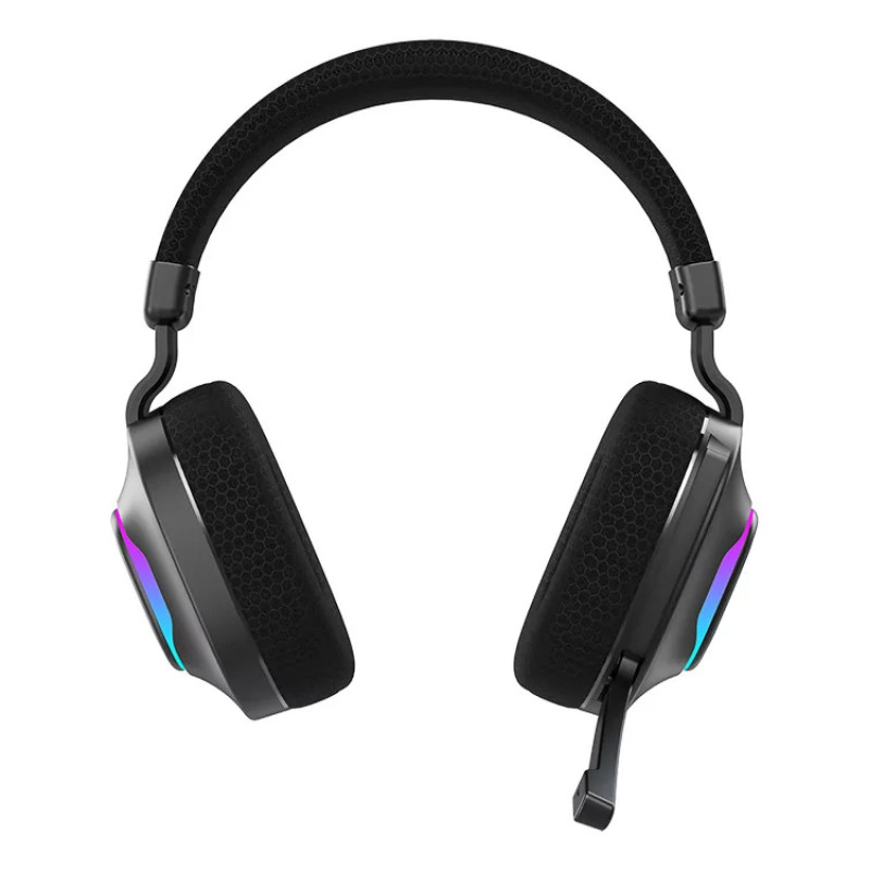 Hiditec GHE010004 VORTEX, Inalámbrico y alámbrico, Juego, 20 - 20000 Hz, Auriculares, Negro
