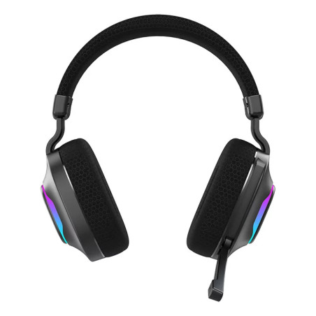 Hiditec GHE010004 VORTEX, Inalámbrico y alámbrico, Juego, 20 - 20000 Hz, Auriculares, Negro