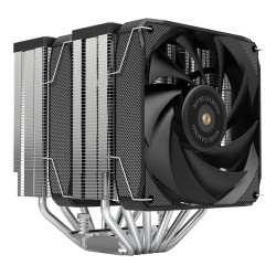 Mars Gaming MCPUXU6 MCPU-XU6, Disipador CPU Doble Torre, TDP 350W, 2x Ventiladores de Aspas Híbridas y Rodamiento FDB de Cobre