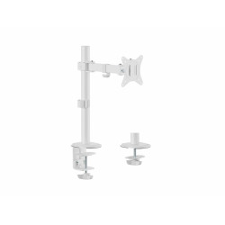 Equip 650166 Soporte de escritorio articulado para monitor de 17«-32», blanco, Pinza/Atornillado, 9 kg, 43,2 cm (17"), 81,3