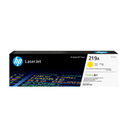 HP W2192A Cartucho de Tóner Original LaserJet 219A amarillo, 1200 páginas, 0 páginas, Amarillo, 1 pieza(s)