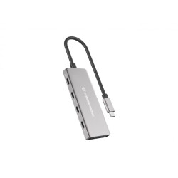 Conceptronic HUBBIES16G HUBBIES16G, USB 3.2 Gen 2 (3.1 Gen 2) Type-C, USB 3.2 Gen 2 (3.1 Gen 2) Type-C, 10000 Mbit/s, Gris,