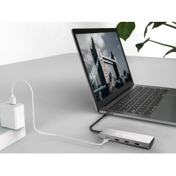 Conceptronic HUBBIES16G HUBBIES16G, USB 3.2 Gen 2 (3.1 Gen 2) Type-C, USB 3.2 Gen 2 (3.1 Gen 2) Type-C, 10000 Mbit/s, Gris, 2