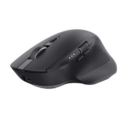 Trust 24820 Ozaa+, mano derecha, Óptico, RF Wireless + Bluetooth, 3200 DPI, Negro
