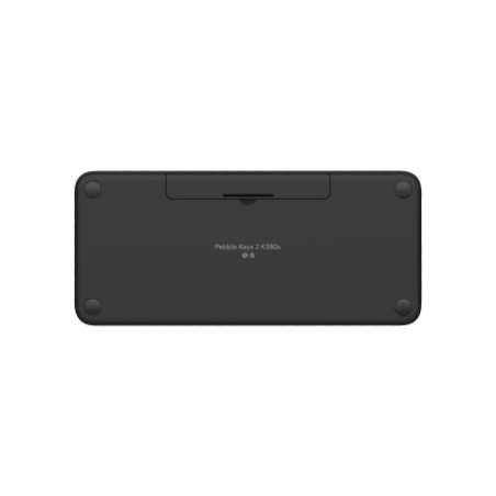 Logitech 920-011827 Pebble Keys 2 K380s, Mini, Inalámbrico, Bluetooth, Switch de tecla de tijera, QWERTY, Grafito