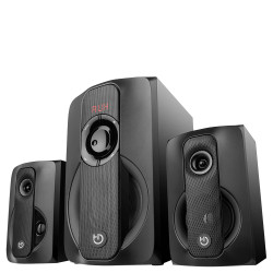 Hiditec SPK010003 H400, 2.1 canales, 40 W, Universal, Negro, 80 W, IR