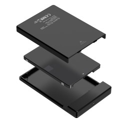 Ewent EW7073 EW7073, Carcasa de disco duro/SSD, 2.5", SATA, Serial ATA II, Serial ATA III, 10 Gbit/s, Conexión USB, Negro 2