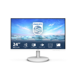 Philips 241V8AW/00 V Line 241V8AW/00, 60,5 cm (23.8"), 1920 x 1080 Pixeles, Full HD, LCD, 4 ms, Blanco