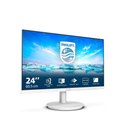 Philips 241V8AW/00 V Line 241V8AW/00, 60,5 cm (23.8"), 1920 x 1080 Pixeles, Full HD, LCD, 4 ms, Blanco 2