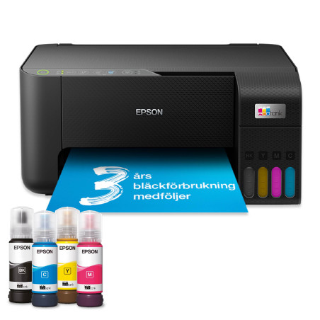 Epson C11CJ67428 EcoTank ET-2860, Inyección de tinta, Impresión a color, 5760 x 1440 DPI, A4, Impresión directa, Negro