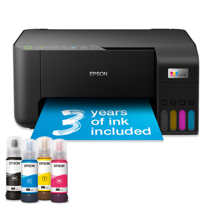 Epson C11CJ67428 EcoTank ET-2860, Inyección de tinta, Impresión a color, 5760 x 1440 DPI, A4, Impresión directa, Negro