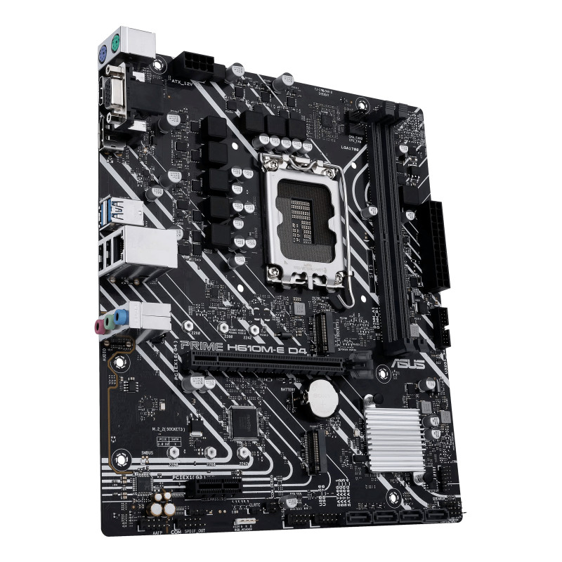 ASUS 90MB19N0-M1EAYC PRIME H610M-E D4-CSM, Intel, LGA 1700, Intel® Celeron®, Intel® Core™ i3, Intel® Core™ i5, Intel®