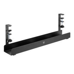 Ewent EW1548 EW1548, Bandeja de cables, Escritorio, ABS sintéticos, Acero, Negro